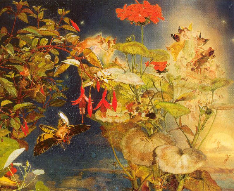 Naish, John George Elves and Fairies: A Midsummer Night's Dream France oil painting art